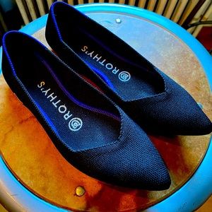 Rothy’s point toe ballet flats